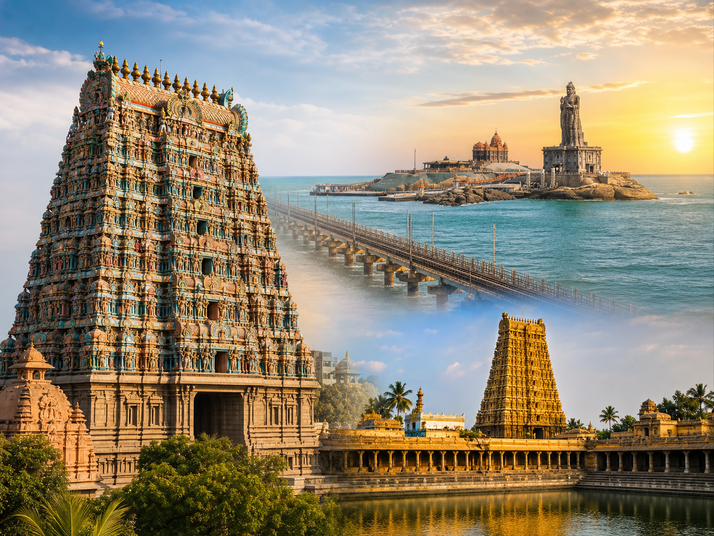 Rameshwaram, Madurai & Kanyakumari